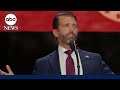 Donald Trump Jr. speaks at Charlie Kirk memorial service