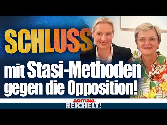 Mit Stasi-Methoden gegen Opposition, Weidel und Gloria! | Achtung, Reichelt! vom 24.07.2025
