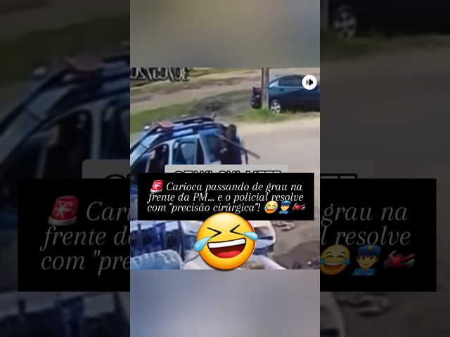 PM DERRUBOU MOTOBOY EMPINANDO