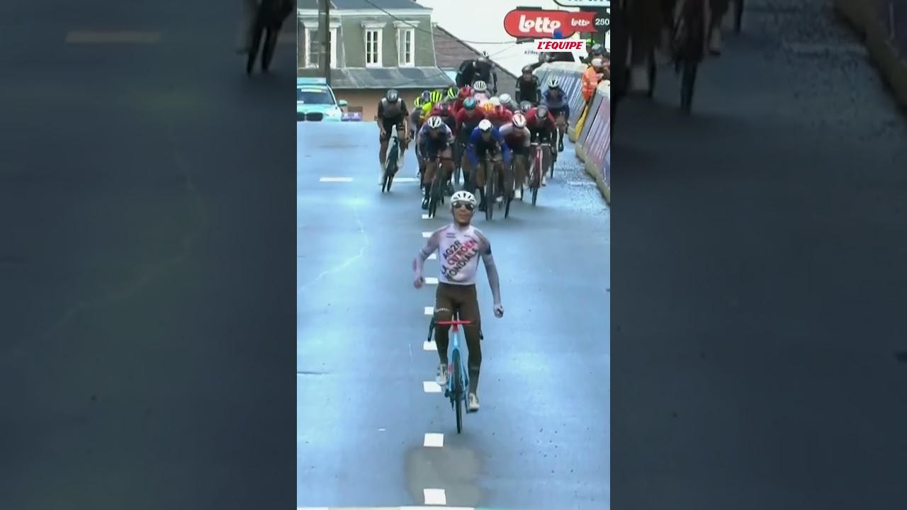 Dorian Godon remporte la Flèche Brabançonne #cycling #shortsvideo #shorts