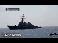 U.S. warship shoots down drones in Red Sea