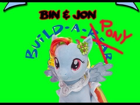 my little pony build a bear rainbow dash