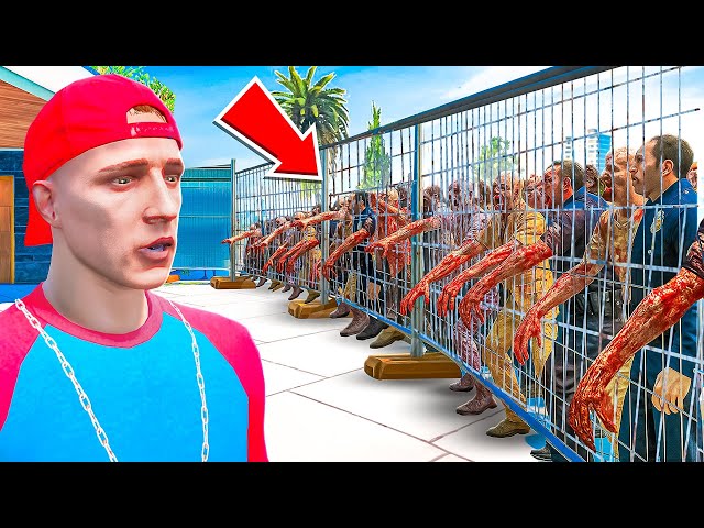 Ich BESCHÜTZE mein HAUS vor ZOMBIES in GTA 5!