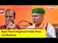 We wont take any rights of minorities | Arjun Ram Meghwal Holds Press Conference | NewsX