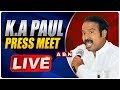 LIVE: K.A.Paul press meet in Vijayawada