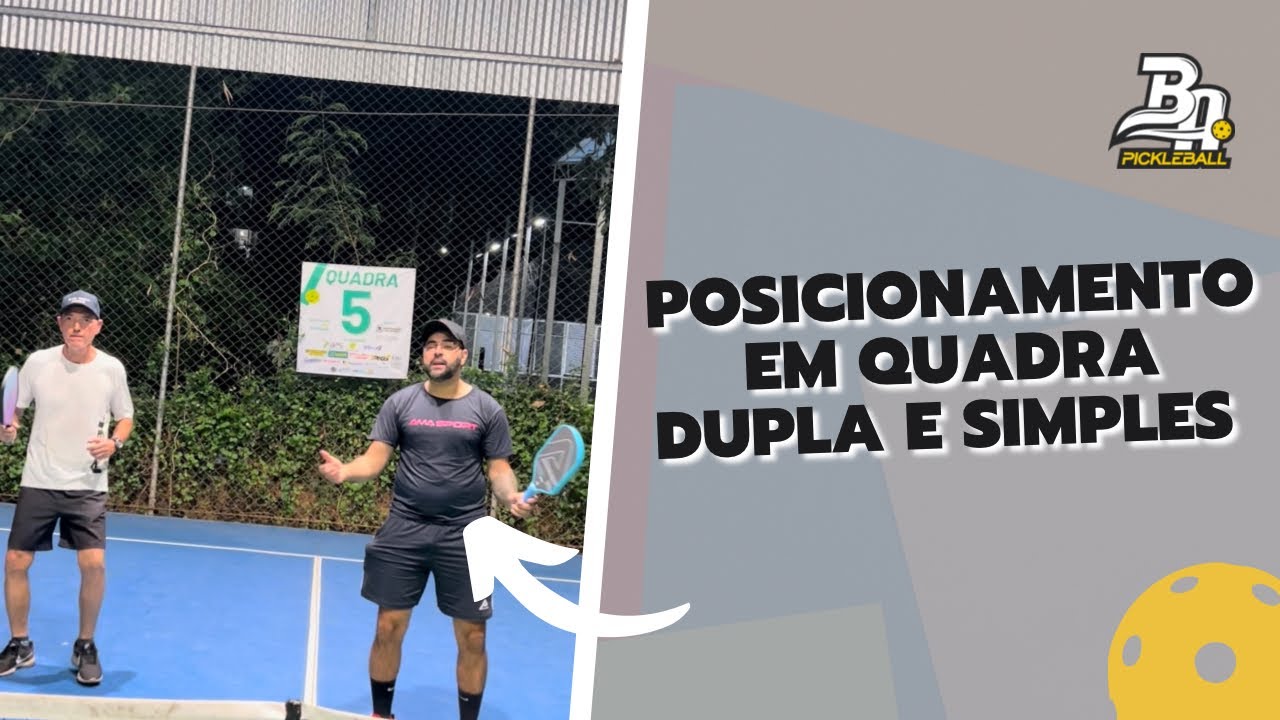 Pickleball Posicionamento em quadra na dupla e na simples #pickleball #pickleballislife