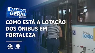 Como está a lotação dos ônibus em Fortaleza com retorno do comércio