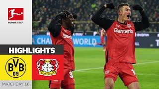 Thrilling 5 Goal Clash! | Borussia Dortmund — Bayer 04 Leverkusen 2-3 | Highlights | Matchday 16