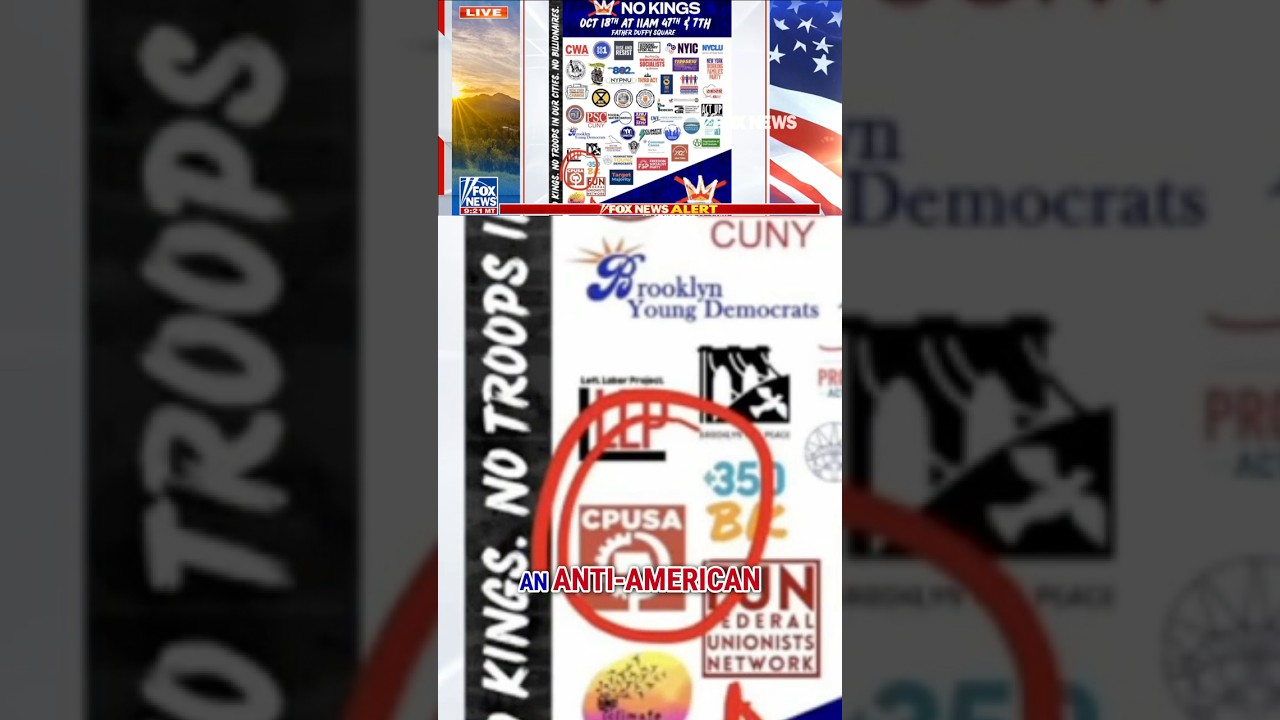 'No Kings' sponsorships EXPOSED: This is an 'anti-American' rally #shorts