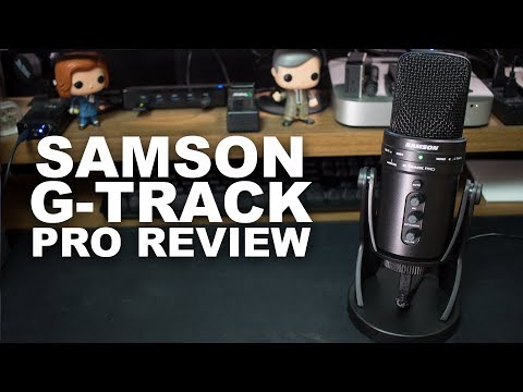 video Samson G-Track Pro – Professional USB Microphone with Audio Interface