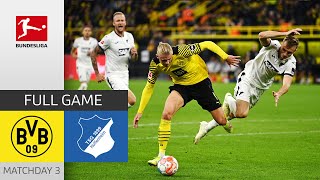 🔴 LIVE | Borussia Dortmund — TSG Hoffenheim | Matchday 3 – Bundesliga 2021/22