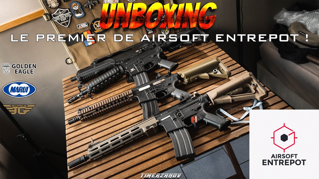 UNBOXING AIRSOFT - LE PREMIER DE AIRSOFT ENTREPOT ! [FR]