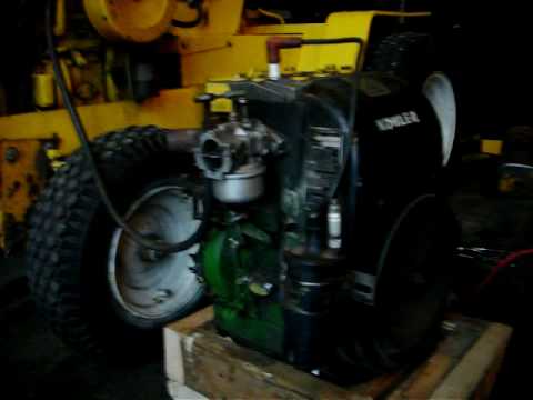 LOW IDLE souped up John Deere K241 10 HP Kohler Engine ... points ignition system diagram 