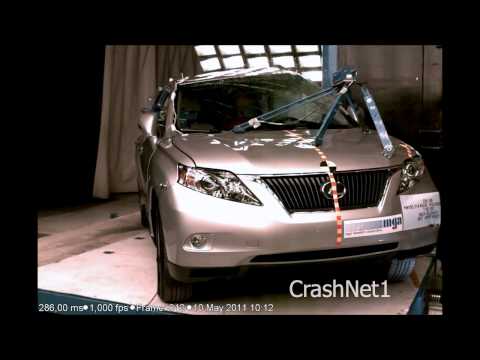Testul de accident video Lexus Rx din 2008