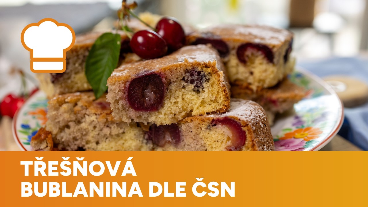 Pojďte se s námi vrátit v čase a upečte třešňovou bublaninu podle ČSN