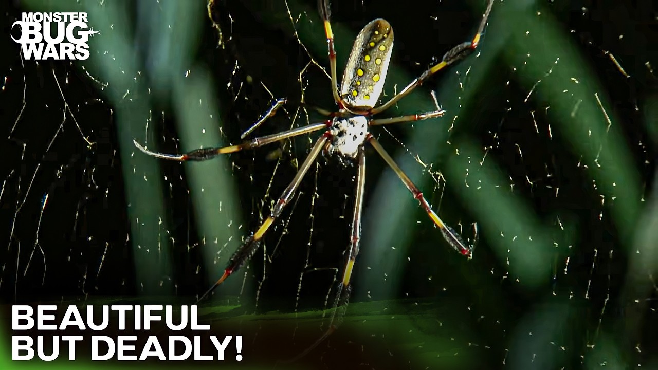 The Golden Queen Who Suffocates Rivals in Silk! | Monster Bug Wars