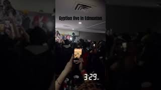 Jamaican artists Gyption live in #edmonton #shortvideo #shorts