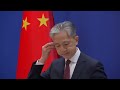 LIVE: Chinese foreign ministrys news briefing  - 33:39 min - News - Video