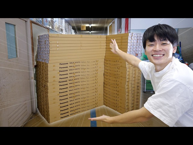 ヤバイ量の蛍光灯で学校を明るくしよう！！！【学校LED計画】