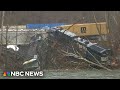 Norfolk Southern freight train cars derail in Pennsylvania