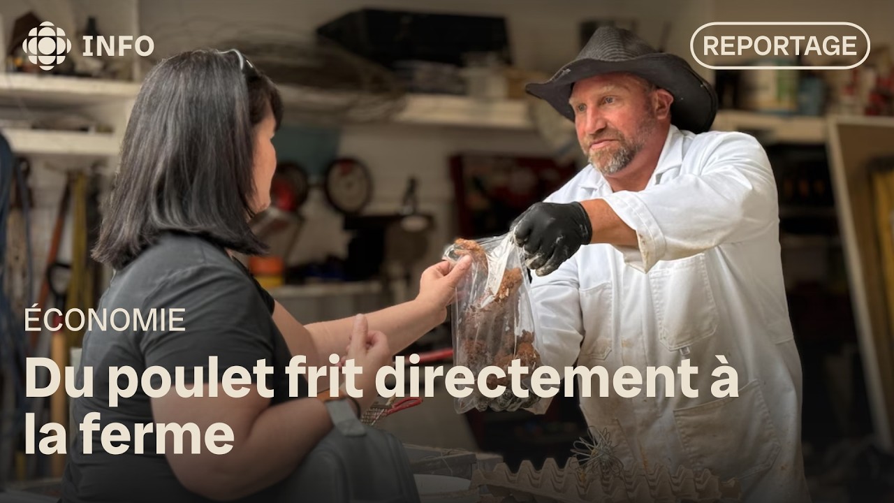 Une ferme de Bécancour transforme la vente de poulet frit en événement familial très populaire