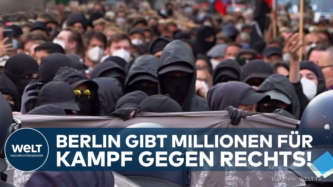 BERLIN: Kampf gegen Rechts erhält Millionen – Programme gegen Linksextremismus werden gestrichen