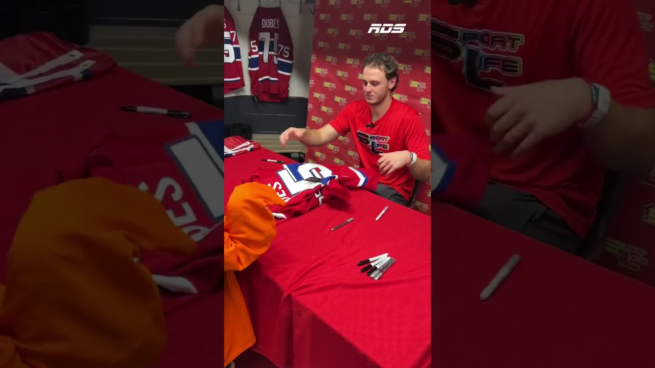 Jakub Dobeš était présent au camp Sports Life! 😁🏒