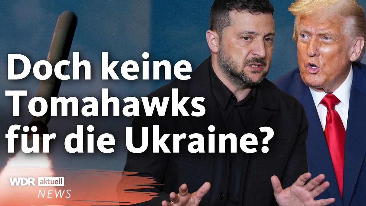 Ukraine-Krieg: Bekommt die Ukraine Tomahawks? | WDR Aktuelle Stunde