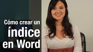 Cómo crear un índice (tabla de contenido) automático en Word 2010