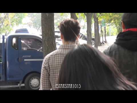 141024 뮤직뱅크 동해 (donghae leaving / arriving )