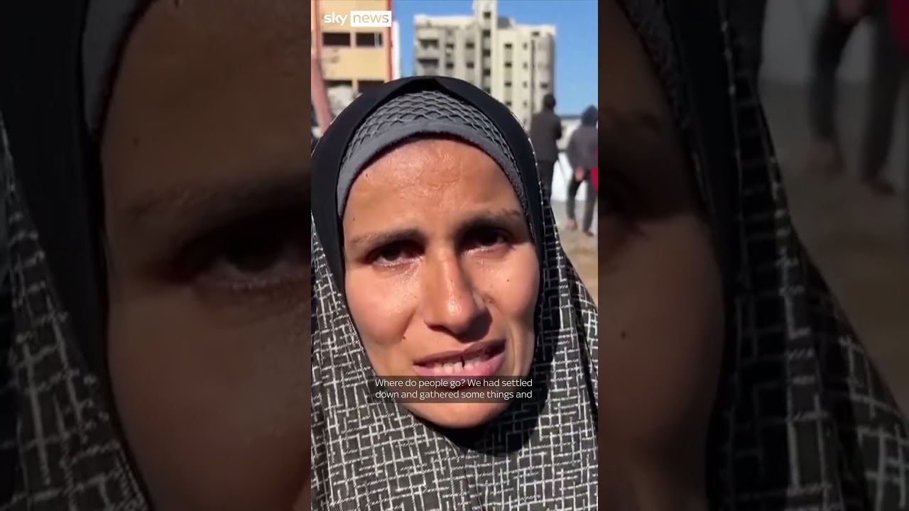 Moment of airstrike in Gaza City