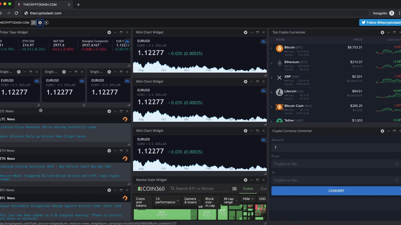 cryptocurrency price ticker widget pro wordpress plugin