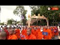 Cambodian Buddhist monks march to support peace with Thailand | REUTERS