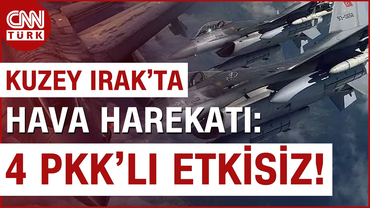 SON DAKİKA! 🚨 | Irak'ın Kuzeyine Hava Harekatı! 4 PKK'lı Terörist Etkisiz Hale Getirildi #Haber