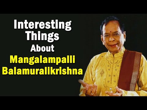 Listen to excerpts from interview with Balamuralikrishna (file); CiNaRe mourns death Listen to excerpts from interview with Balamuralikrishna (file); CiNaRe mourns death