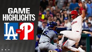 Dodgers vs. Phillies Game Highlights (7/10/24) | MLB Highlights