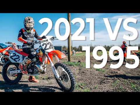 2021 CRF450 Vs 1995 CR250