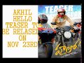 Akhil's 'HELLO' Movie Teaser HIGHLIGHTS- Akhil Akkineni, Nagarjuna
