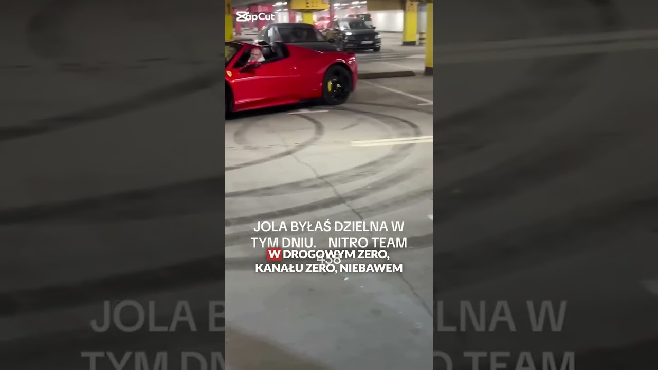 TIKTOKER KRĘCĄĆ BĄCZKI W FERRARI UDERZYŁ W INNE AUTO