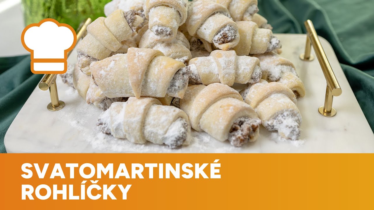 Výborné svatomartinské rohlíčky podle Míši Landové jsou vláčné a plné náplně