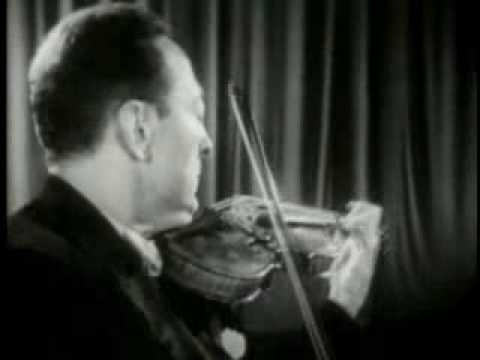 Jascha Heifetz plays Paganini Caprice No. 24