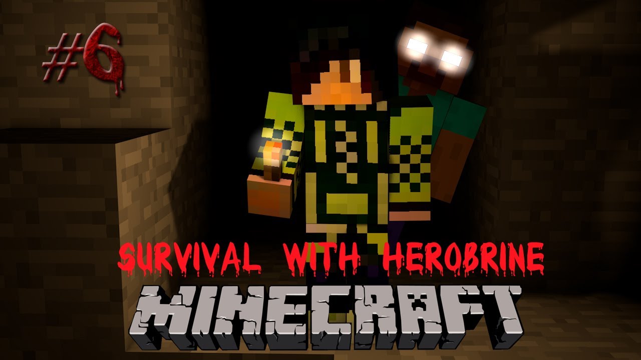 Выживание с Херобрином - страшные видео по Майнкрафту