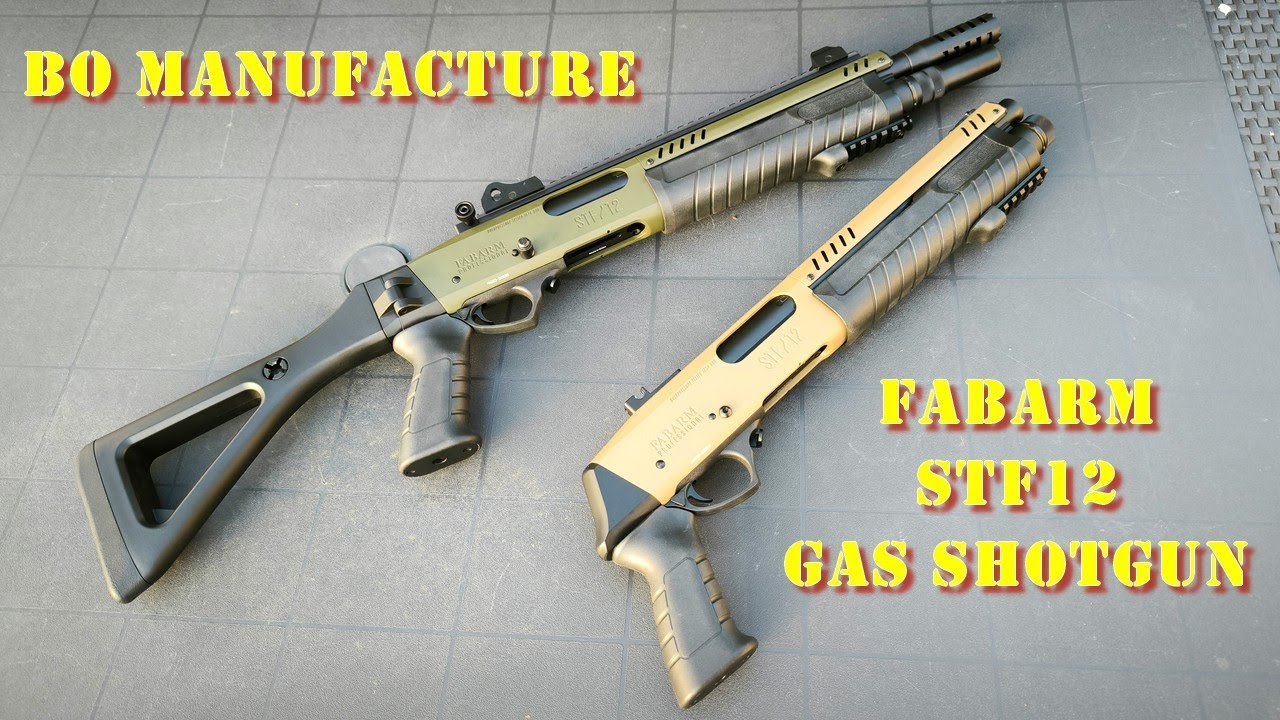 Airsoft - BO Manufacture - FABARM STF12 gas shotgun [French]
