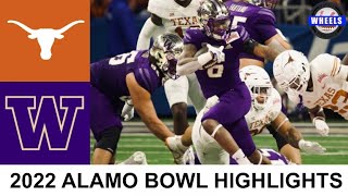 #20 Texas vs #12 Washington Highlights | 2022 Alamo Bowl | 2022 College Football Highlights
