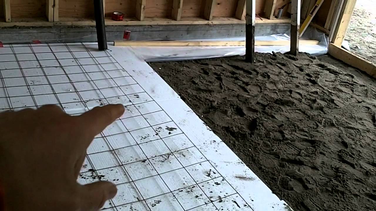 Garage Build Part 13 - Preparing the floor to pour ... foundation wall diagram 