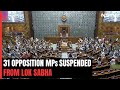 Over 30 Opposition MPs Suspended From Lok Sabha Amid Protests Over Breach