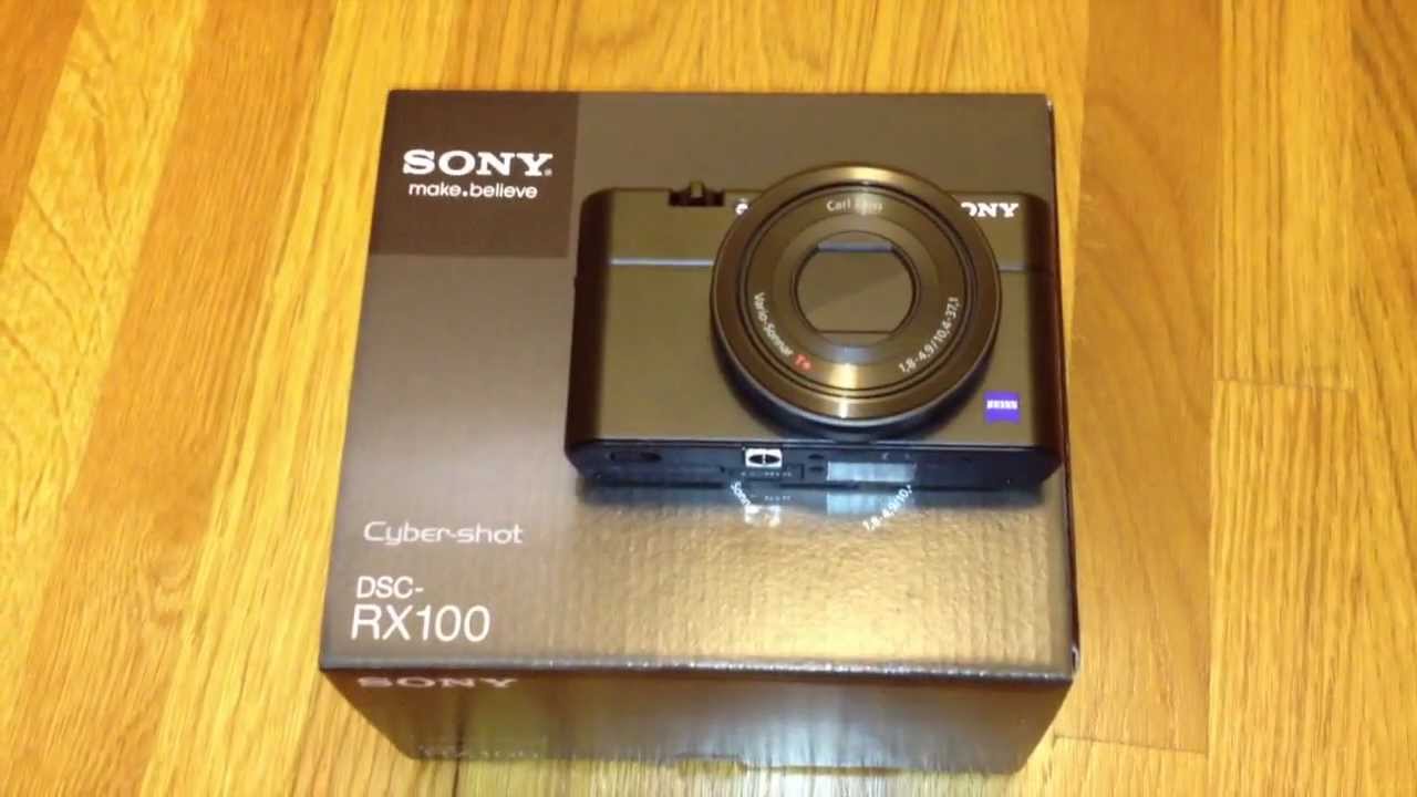 Sony Cyber Shot DSC RX100 Unboxing First Look HD YouTube