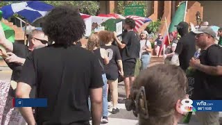 Violent Protests Over I.C.E. Raids Divide Downtown Tampa | WFLA Tampa Bay News Channel 8