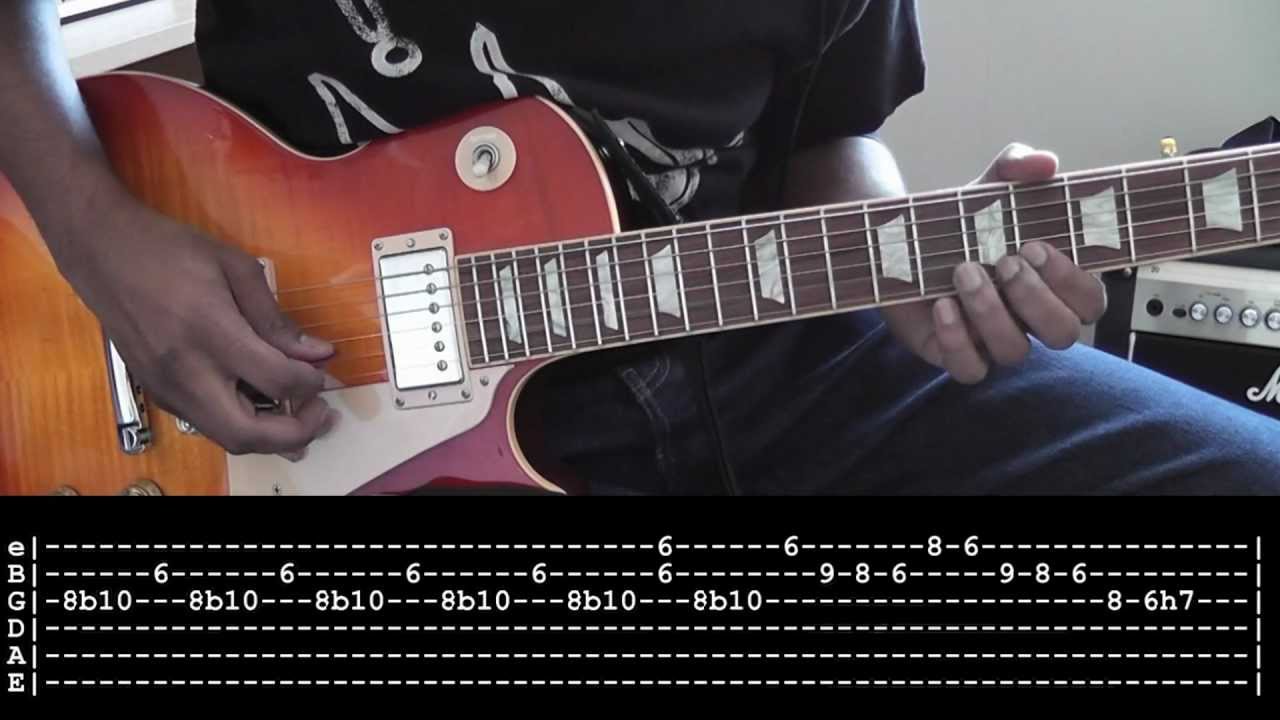 Johnny B Goode Intro Guitar Cover Tabs And Slow Motion Lesson Youtube 1132