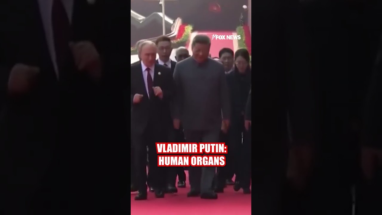 HOT MIC catches Xi and Putin's bizarre chat about immortality and organ harvesting #shorts #viral
